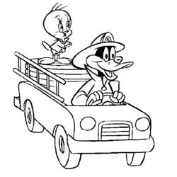 Página para colorir: Looney Tunes (desenhos animados) #39140 - Páginas para Colorir Imprimíveis Gratuitamente
