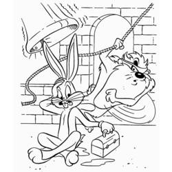 Página para colorir: Looney Tunes (desenhos animados) #39214 - Páginas para Colorir Imprimíveis Gratuitamente
