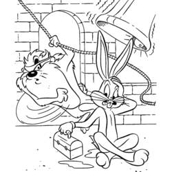 Página para colorir: Looney Tunes (desenhos animados) #39215 - Páginas para Colorir Imprimíveis Gratuitamente