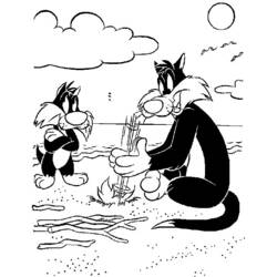 Página para colorir: Looney Tunes (desenhos animados) #39217 - Páginas para Colorir Imprimíveis Gratuitamente