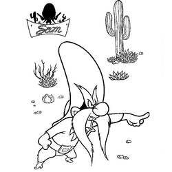 Página para colorir: Looney Tunes (desenhos animados) #39230 - Páginas para Colorir Imprimíveis Gratuitamente