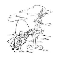 Página para colorir: Looney Tunes (desenhos animados) #39234 - Páginas para Colorir Imprimíveis Gratuitamente