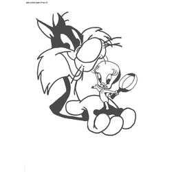 Página para colorir: Looney Tunes (desenhos animados) #39297 - Páginas para Colorir Imprimíveis Gratuitamente