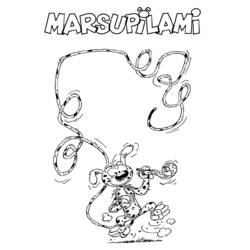 Página para colorir: marsupilami (desenhos animados) #50094 - Páginas para Colorir Imprimíveis Gratuitamente