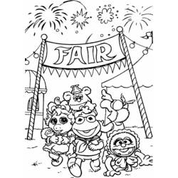 Página para colorir: muppets (desenhos animados) #31931 - Páginas para Colorir Imprimíveis Gratuitamente
