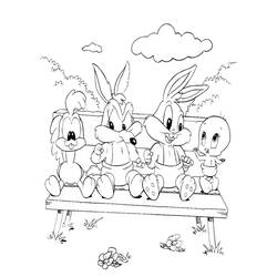 Página para colorir: músicas de bebê looney (desenhos animados) #26528 - Páginas para Colorir Imprimíveis Gratuitamente