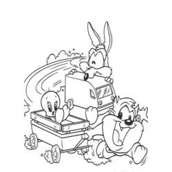 Página para colorir: músicas de bebê looney (desenhos animados) #26586 - Páginas para Colorir Imprimíveis Gratuitamente
