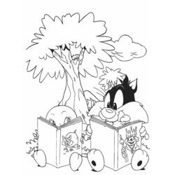 Página para colorir: músicas de bebê looney (desenhos animados) #26617 - Páginas para Colorir Imprimíveis Gratuitamente