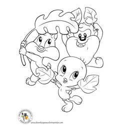 Página para colorir: músicas de bebê looney (desenhos animados) #26633 - Páginas para Colorir Imprimíveis Gratuitamente