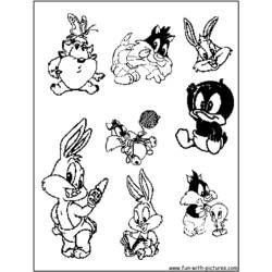 Página para colorir: músicas de bebê looney (desenhos animados) #26695 - Páginas para Colorir Imprimíveis Gratuitamente