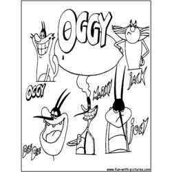 Página para colorir: Oggy e as Baratas (desenhos animados) #37952 - Páginas para Colorir Imprimíveis Gratuitamente