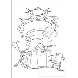 Página para colorir: Oggy e as Baratas (desenhos animados) #37969 - Páginas para Colorir Imprimíveis Gratuitamente