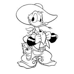 Página para colorir: Pato Donald (desenhos animados) #30114 - Páginas para Colorir Imprimíveis Gratuitamente