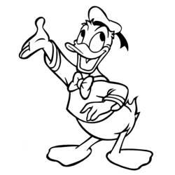 Página para colorir: Pato Donald (desenhos animados) #30115 - Páginas para Colorir Imprimíveis Gratuitamente