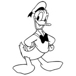 Página para colorir: Pato Donald (desenhos animados) #30121 - Páginas para Colorir Imprimíveis Gratuitamente