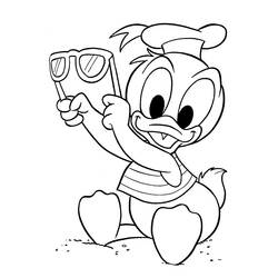 Página para colorir: Pato Donald (desenhos animados) #30124 - Páginas para Colorir Imprimíveis Gratuitamente