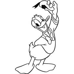 Página para colorir: Pato Donald (desenhos animados) #30125 - Páginas para Colorir Imprimíveis Gratuitamente