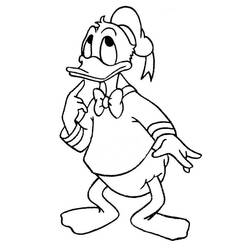 Página para colorir: Pato Donald (desenhos animados) #30127 - Páginas para Colorir Imprimíveis Gratuitamente