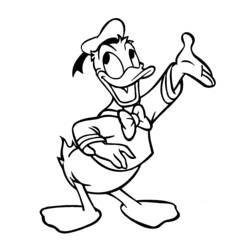 Página para colorir: Pato Donald (desenhos animados) #30132 - Páginas para Colorir Imprimíveis Gratuitamente