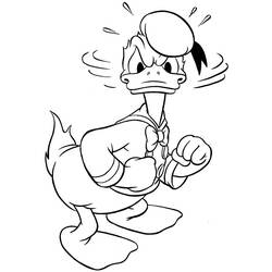 Página para colorir: Pato Donald (desenhos animados) #30138 - Páginas para Colorir Imprimíveis Gratuitamente