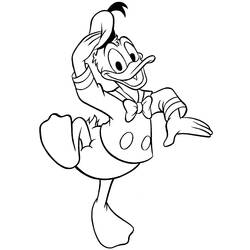 Página para colorir: Pato Donald (desenhos animados) #30142 - Páginas para Colorir Imprimíveis Gratuitamente