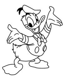 Página para colorir: Pato Donald (desenhos animados) #30143 - Páginas para Colorir Imprimíveis Gratuitamente