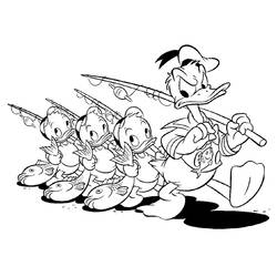 Página para colorir: Pato Donald (desenhos animados) #30146 - Páginas para Colorir Imprimíveis Gratuitamente