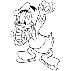 Página para colorir: Pato Donald (desenhos animados) #30148 - Páginas para Colorir Imprimíveis Gratuitamente