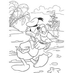 Página para colorir: Pato Donald (desenhos animados) #30155 - Páginas para Colorir Imprimíveis Gratuitamente