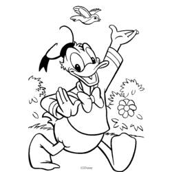Página para colorir: Pato Donald (desenhos animados) #30159 - Páginas para Colorir Imprimíveis Gratuitamente