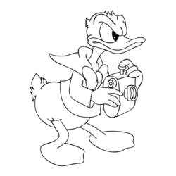 Página para colorir: Pato Donald (desenhos animados) #30169 - Páginas para Colorir Imprimíveis Gratuitamente