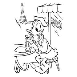 Página para colorir: Pato Donald (desenhos animados) #30173 - Páginas para Colorir Imprimíveis Gratuitamente