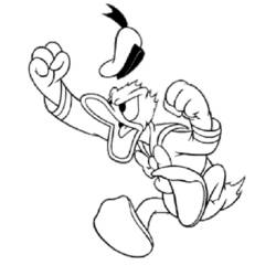 Página para colorir: Pato Donald (desenhos animados) #30174 - Páginas para Colorir Imprimíveis Gratuitamente