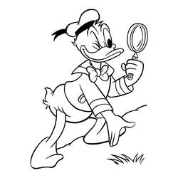 Página para colorir: Pato Donald (desenhos animados) #30183 - Páginas para Colorir Imprimíveis Gratuitamente