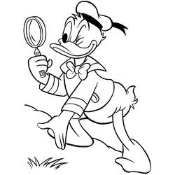 Página para colorir: Pato Donald (desenhos animados) #30196 - Páginas para Colorir Imprimíveis Gratuitamente
