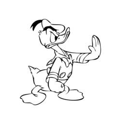 Página para colorir: Pato Donald (desenhos animados) #30203 - Páginas para Colorir Imprimíveis Gratuitamente