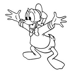 Página para colorir: Pato Donald (desenhos animados) #30206 - Páginas para Colorir Imprimíveis Gratuitamente
