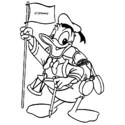 Página para colorir: Pato Donald (desenhos animados) #30233 - Páginas para Colorir Imprimíveis Gratuitamente