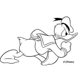 Página para colorir: Pato Donald (desenhos animados) #30244 - Páginas para Colorir Imprimíveis Gratuitamente