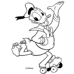 Página para colorir: Pato Donald (desenhos animados) #30264 - Páginas para Colorir Imprimíveis Gratuitamente