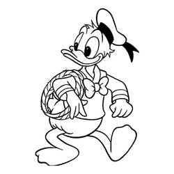 Página para colorir: Pato Donald (desenhos animados) #30272 - Páginas para Colorir Imprimíveis Gratuitamente