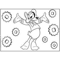 Página para colorir: Pato Donald (desenhos animados) #30273 - Páginas para Colorir Imprimíveis Gratuitamente