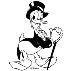 Página para colorir: Pato Donald (desenhos animados) #30297 - Páginas para Colorir Imprimíveis Gratuitamente