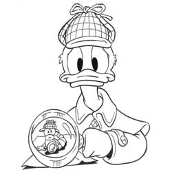 Página para colorir: Pato Donald (desenhos animados) #30315 - Páginas para Colorir Imprimíveis Gratuitamente