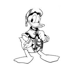 Página para colorir: Pato Donald (desenhos animados) #30321 - Páginas para Colorir Imprimíveis Gratuitamente