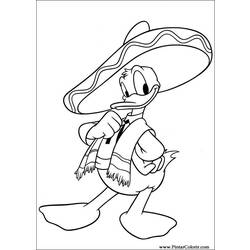 Página para colorir: Pato Donald (desenhos animados) #30324 - Páginas para Colorir Imprimíveis Gratuitamente