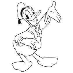 Página para colorir: Pato Donald (desenhos animados) #30338 - Páginas para Colorir Imprimíveis Gratuitamente