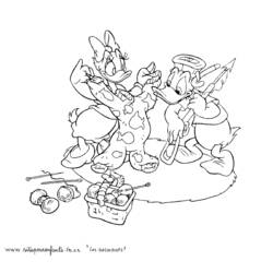 Página para colorir: Pato Donald (desenhos animados) #30347 - Páginas para Colorir Imprimíveis Gratuitamente