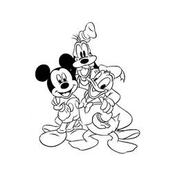 Página para colorir: Pato Donald (desenhos animados) #30354 - Páginas para Colorir Imprimíveis Gratuitamente