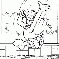 Página para colorir: Pato Donald (desenhos animados) #30371 - Páginas para Colorir Imprimíveis Gratuitamente